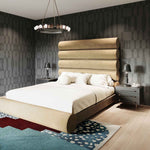 TOV Furniture Durwin Velvet Bed