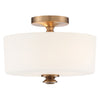 Crystorama Travis Semi Flush Ceiling Mount