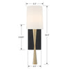 Crystorama Trenton Wall Sconce