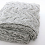 Sefte Trenza Knitted Throw Blanket