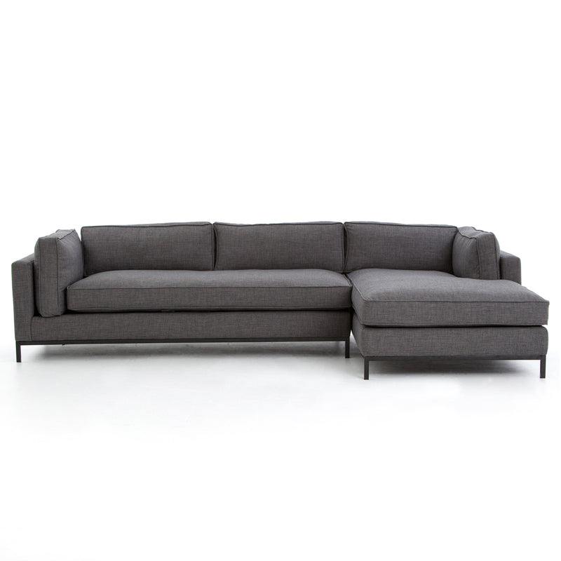 Four Hands Grammercy 2 Piece Right Sectional Sofa