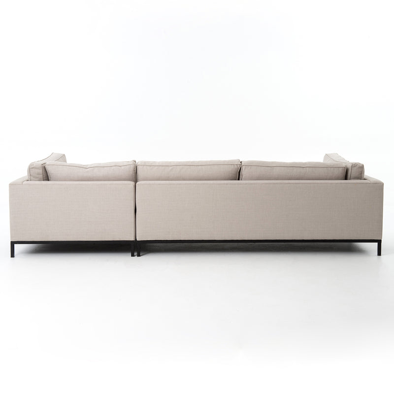 Four Hands Grammercy 2 Piece Right Sectional Sofa