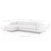 Four Hands Grammercy 2 Piece Left Sectional Sofa