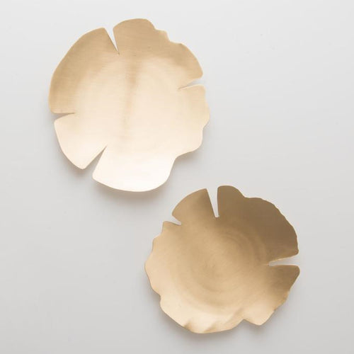 Ginko Leaf Dish Set of 2