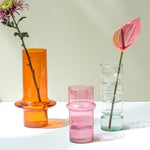 Kiko Pink I Recycled Glass Vase