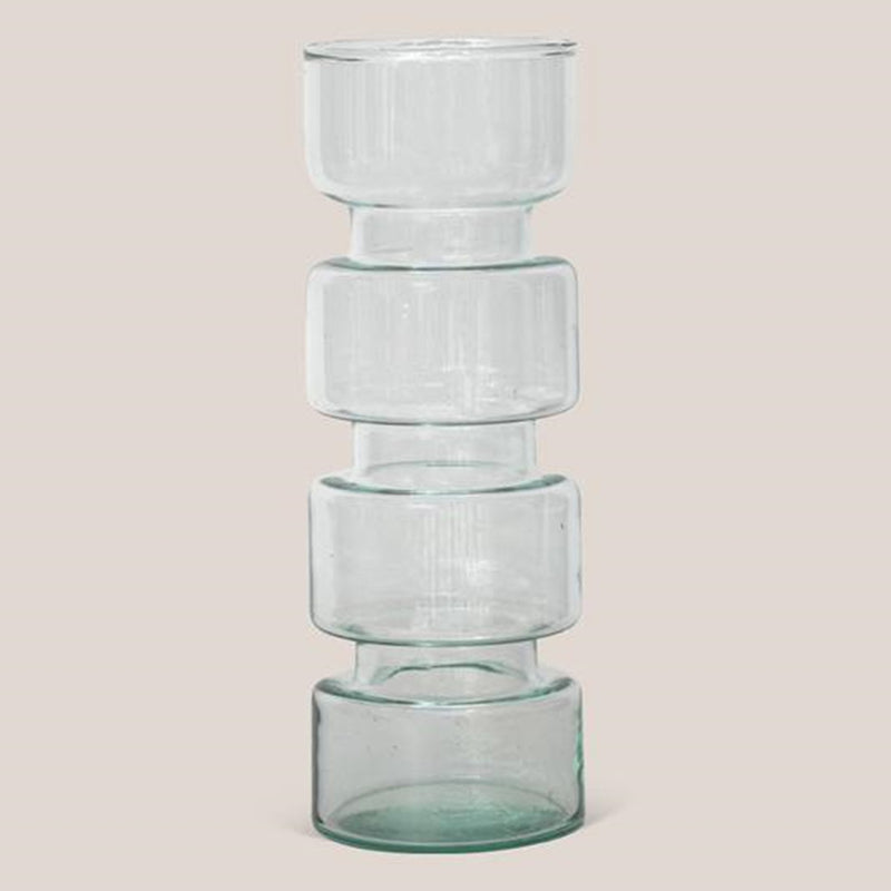 Kiko Clear I Recycled Glass Vase