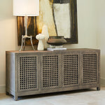 Studio A Driftwood Lattice Credenza