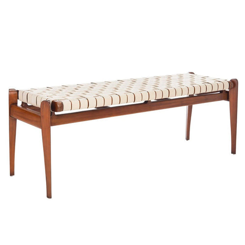 Chantelle Leather Bench