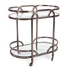 Black Nickel Stainless Steel Bar Cart