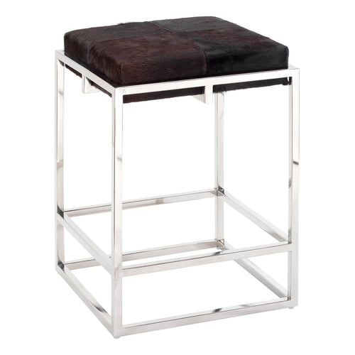 Jamie Young Shelby Nickel Counter Stool