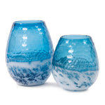 Blue Sky Bulbous Vase