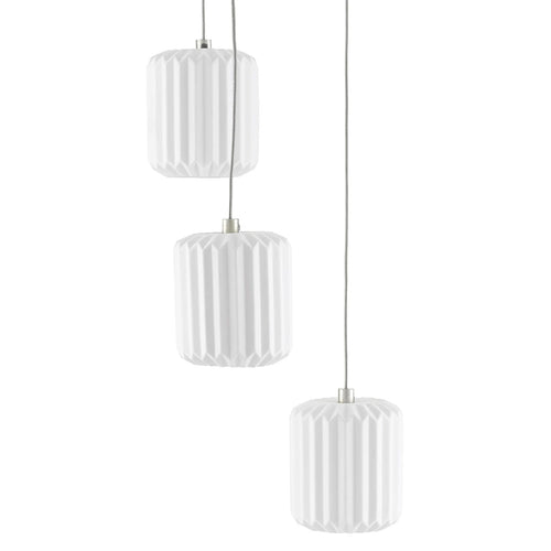 Currey & Co Dove 3-Light Multi-Drop Pendant