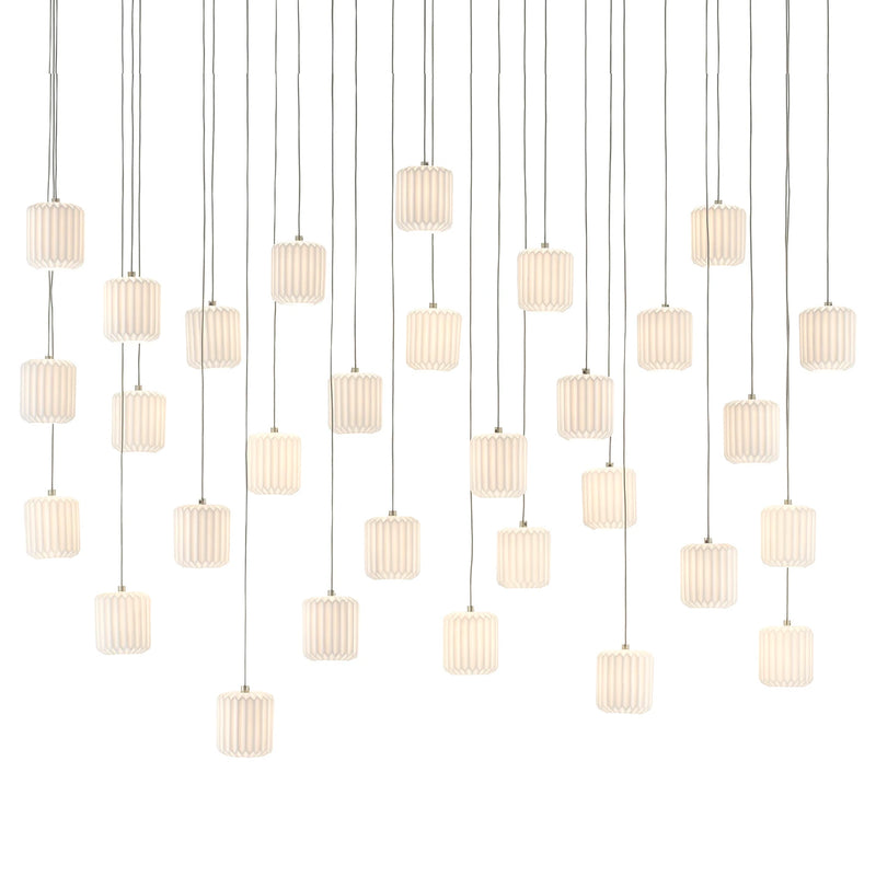 Currey & Co Dove 30-Light Multi-Drop Pendant