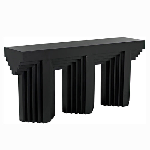 Noir Acropolis Console Table