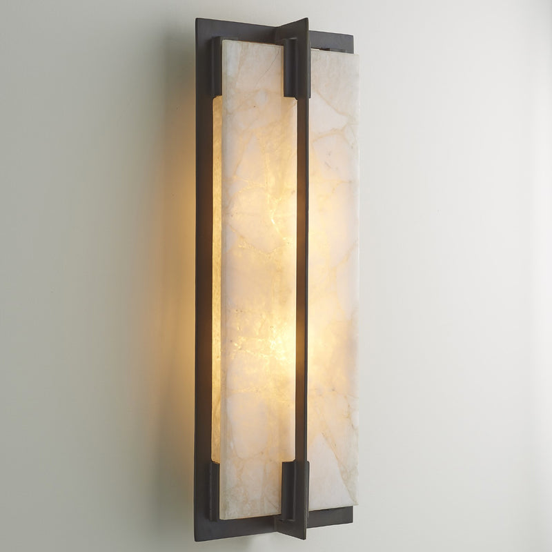 Global Views Quartz Wall Sconce