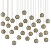 Currey & Co Giro 30-Light Multi-Drop Pendant