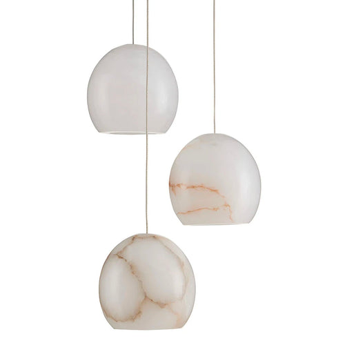 Currey & Co Lazio 3-Light Multi-Drop Pendant