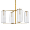 Hudson Valley Lighting Pebble 4-Light Chandelier