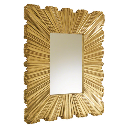 Global Views Linen Fold Wall Mirror