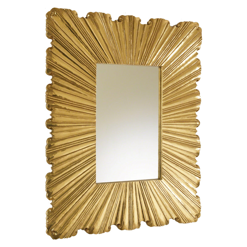 Global Views Linen Fold Wall Mirror