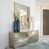 Global Views Linen Fold Wall Mirror