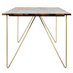 Quadrel Hairpin Dining Table