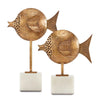 Currey & Co Cici Brass Fish Set of 2