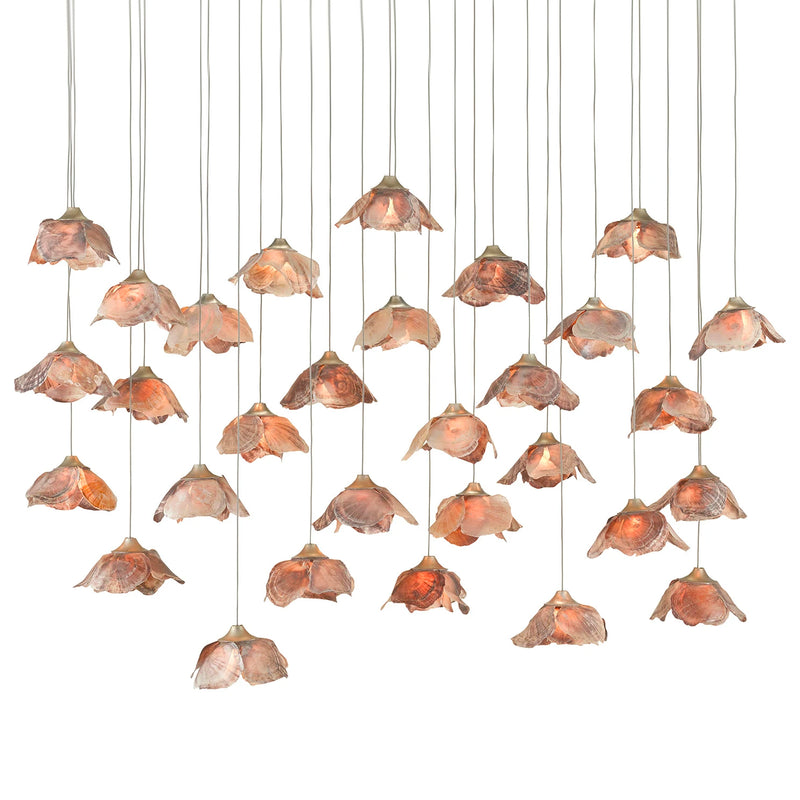 Currey & Co Catrice 30-Light Multi-Drop Pendant