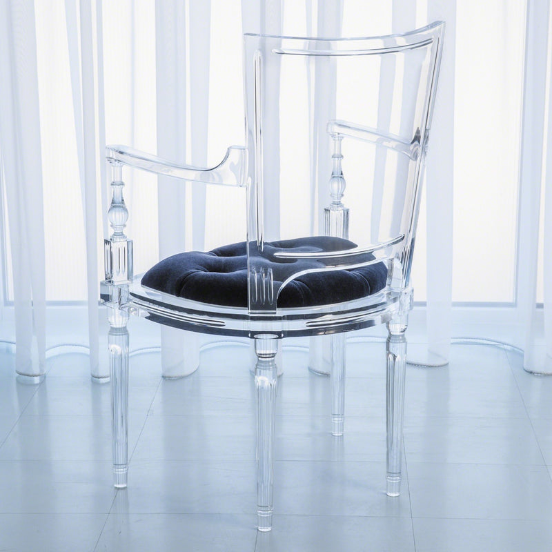 Global Views Marilyn Acrylic Arm Chair