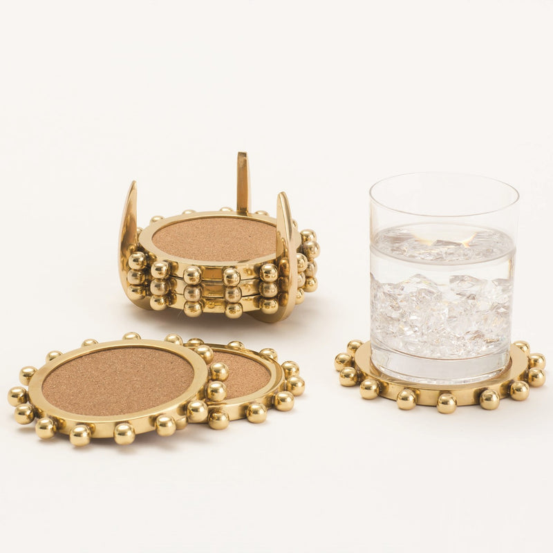 Global Views Starburst Crown Coaster Set