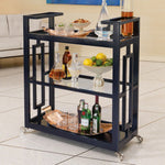 Global Views Grid Block Bar Cart