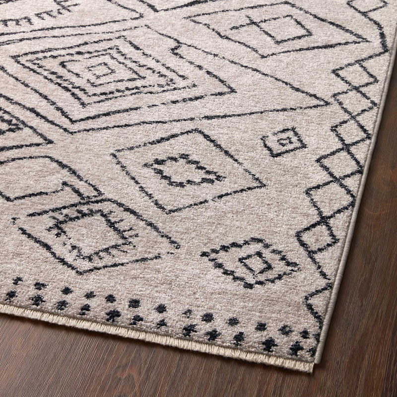 Loloi II Vance Dove/Charcoal Power Loomed Rug