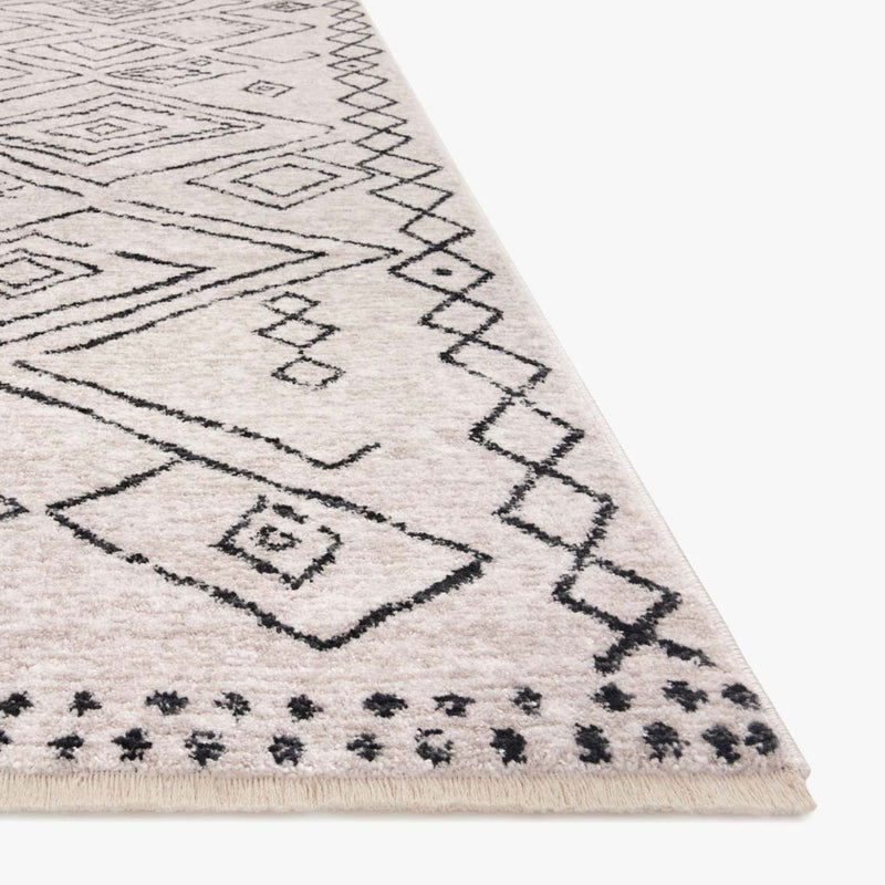 Loloi II Vance Dove/Charcoal Power Loomed Rug