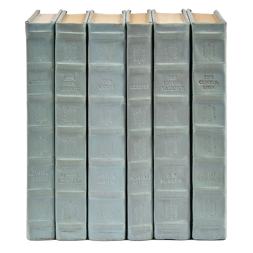 Leather Bound Decorative Book Set of 6