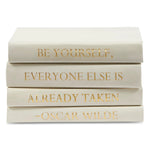 Oscar Wilde Quote Decorative Book Set of 4