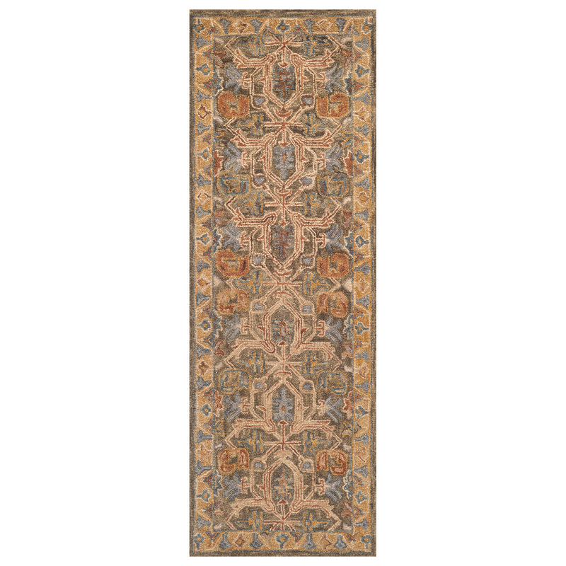 Loloi Victoria Walnut/Multi Hooked Rug