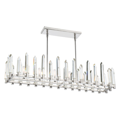 Crystorama Watson Linear Chandelier