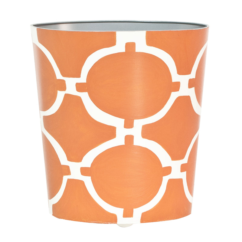 Worlds Away Modern Wastebasket