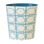 Worlds Away Cross Wastebasket