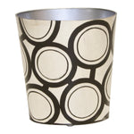 Worlds Away Bubble Wastebasket