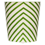 Worlds Away Zebra Wastebasket