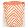 Worlds Away Zebra Wastebasket