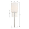 Crystorama Weston 1-Light Wall Mount