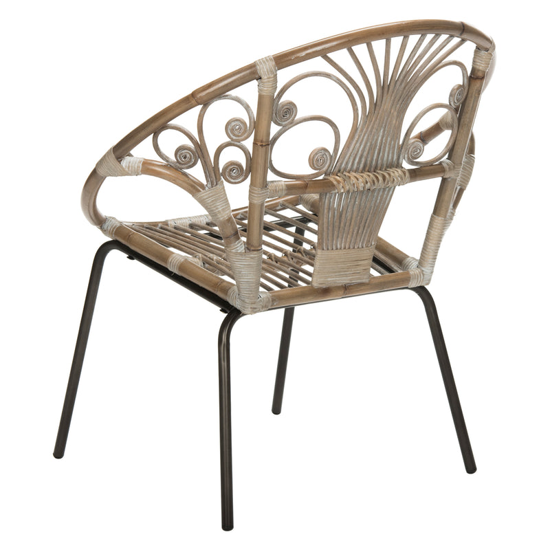 Mia Rattan Accent Chair