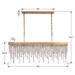 Crystorama Winham Linear Chandelier