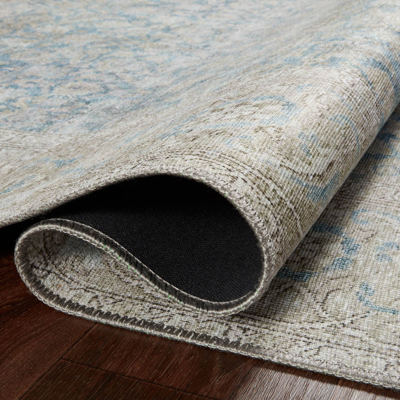 Loloi II Wynter Ocean/Silver Power Loomed Rug