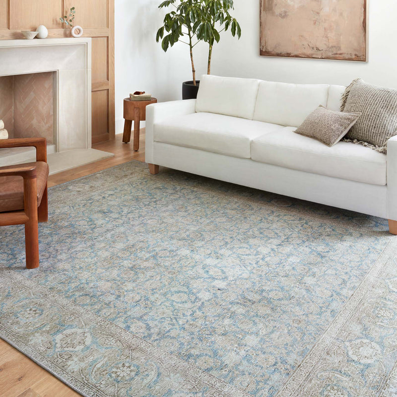 Loloi II Wynter Ocean/Silver Power Loomed Rug