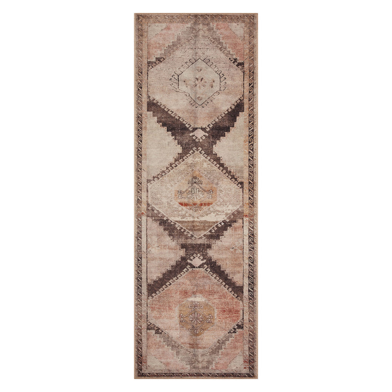 Loloi II Wynter Graphite/Blush Power Loomed Rug