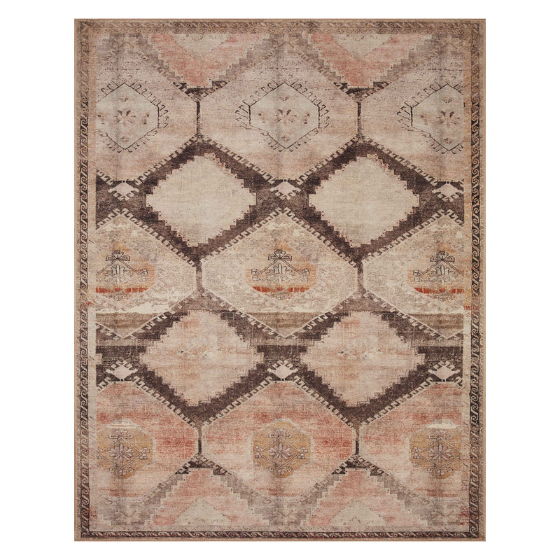 Loloi II Wynter Graphite/Blush Power Loomed Rug