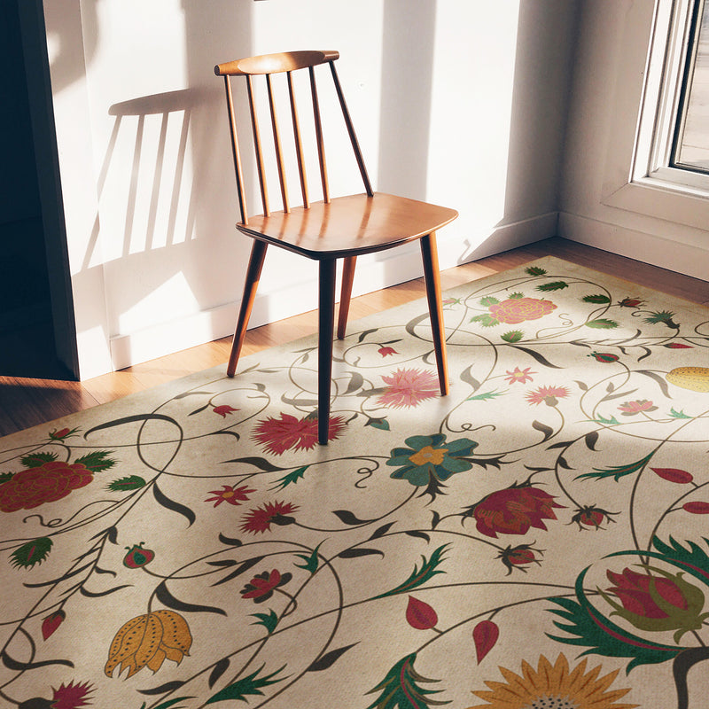 Floral - Abigail Vinyl Floorcloth